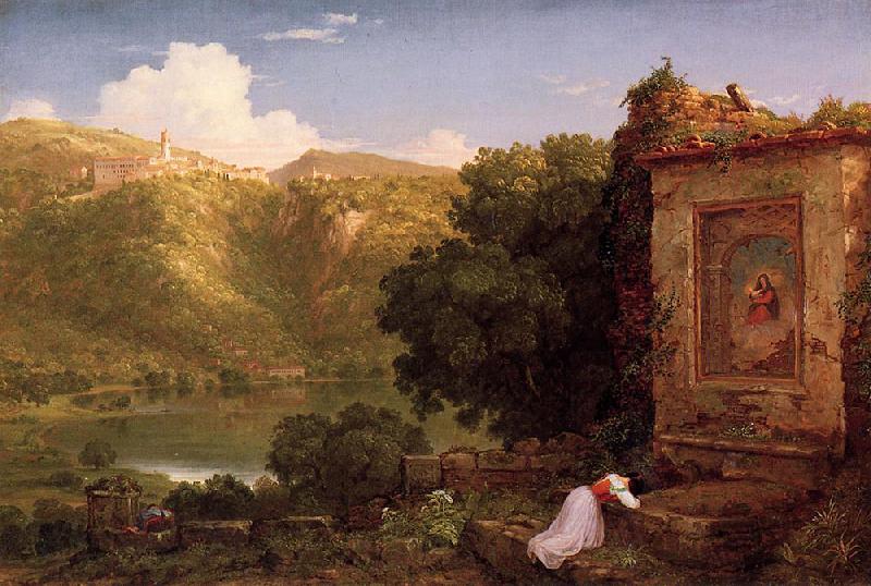 Thomas Cole II Penseroso France oil painting art